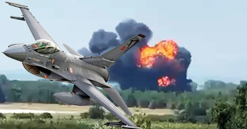 Yalova’da F 16 kazası... Pilot kurtuldu