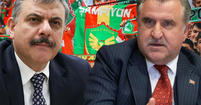 Amedspor Erzurumspor maçında iki bakan tribünde olacak