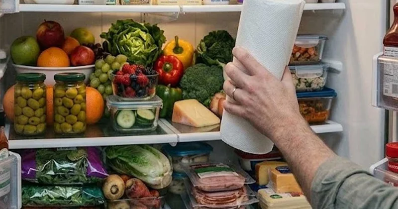 Buzdolaplarının içine rulo rulo kağıt havlu koymaya başladılar Sözcü Gazetesi