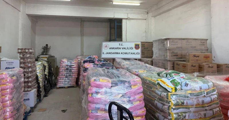 Ankara GİMAT ta 37 ton sahte deterjan ve kozmetik ürün yakalandı