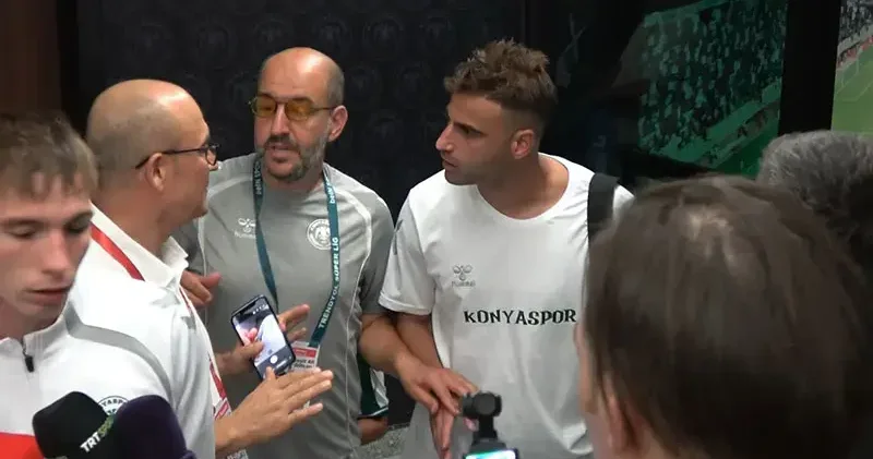 Deniz Türüç, TFF Temsilcisiyle tartıştı