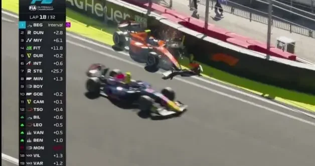 Formula 2 Madrid Grand Prix sinde korkutan kaza