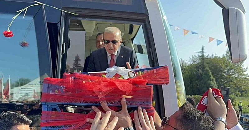 Gelin damat düğün salonu yerine Tayyip Erdoğan’ı karşılamaya gittiler