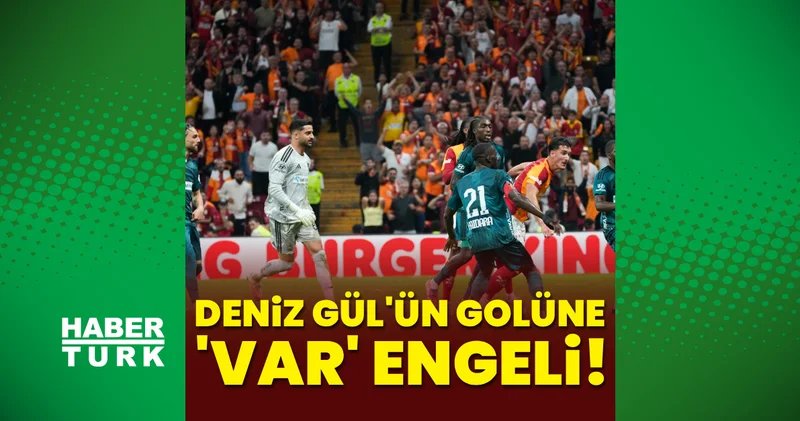 Kocaelispor ağlarını sarsan Deniz Gül ün golüne faul engeli! Atilla Karaoğlan VAR dan izleyip iptal etti
