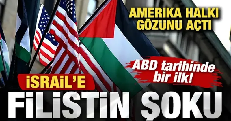 ABD tarihinde bir ilk! Amerika halkı gözünü açtı! İsrail e Filistin şoku