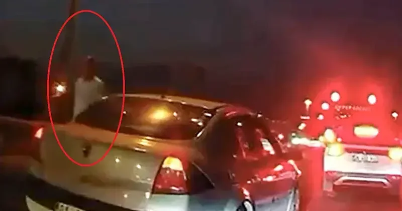 ‘Başkomiserim’ diyerek tartıştığı sürücüden ehliyet ve ruhsat isteyen şüpheli, market çalışanı çıktı