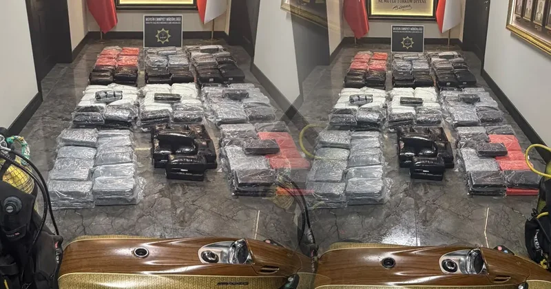 Mersin Limanı nda dev operasyon! Geminin altına gizlemişler; 350 kilo uyuşturucu ele geçirildi