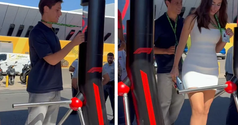 Arda Güler ve kız arkadaşı Duru Nayman, Formula 1 yarışında