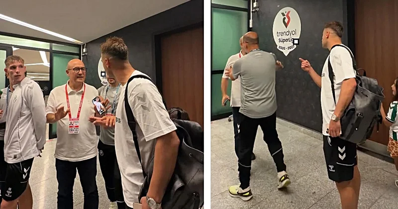 Maçtan saatler sonra ortaya çıktı! İşte Deniz Türüç ün TFF yetkilisiyle tartıştığı anlar