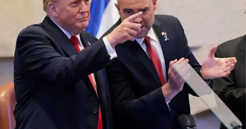 İsrail parlamentosuna hitap eden Trump, isim vermeden Cumhurbaşkanı Erdoğan ı övdü