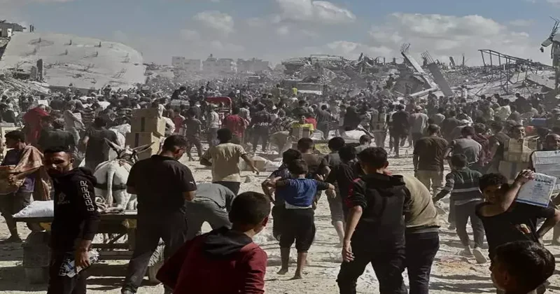 Son dakika haberi: Ateşkes sonrası ilk yardım tırları Gazze Şeridi ne girdi!