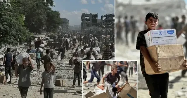 İlk yardım tırları Gazze Şeridi ne giriyor Dünya Haberleri