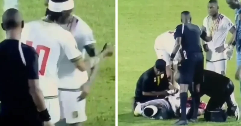 Aylar sonra sahalara dönen futbolcu 1 dakikada kabusu yaşadı