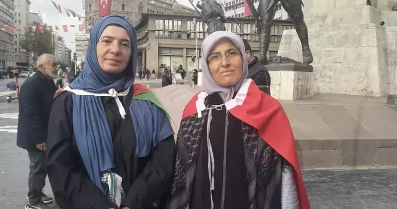 Çanakkale den Ankara ya Gazze için yürüdüler