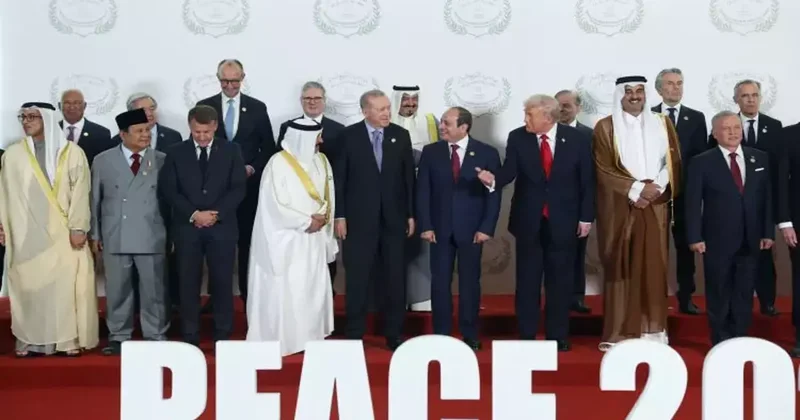 Gazze için barış törenine birçok ülke lideri katıldı