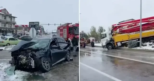 Erzurum beyaza büründü: Kar yağışı trafik kazalarına neden oldu Gündem Haberleri