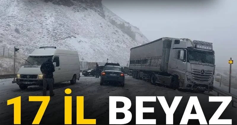 Karlı günler geri döndü: 17 il beyaz örtüyle kaplandı
