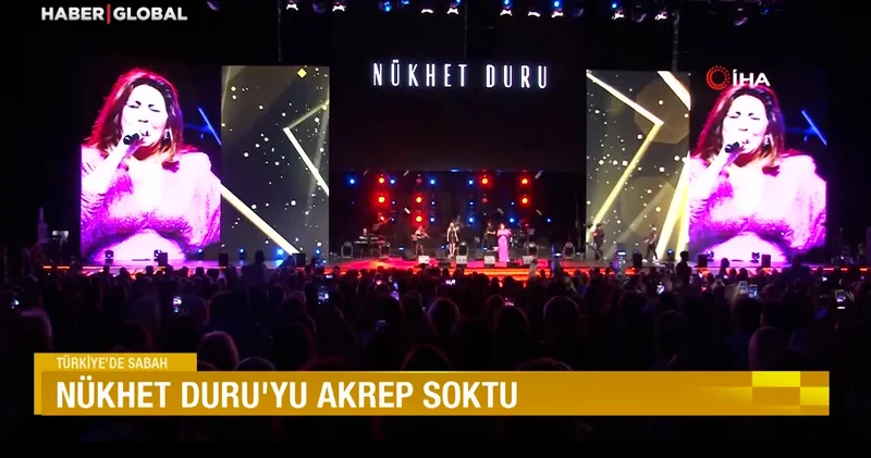 Yıldız Tilbe nin ardından şimdi de Nükhet Duru! Akrep sokması sonucu hastaneye kaldırıldı