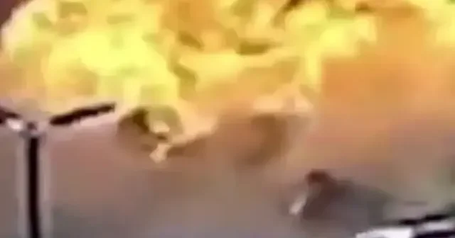 ABD’de küçük bir uçak park alanına düştü VİDEO İZLE