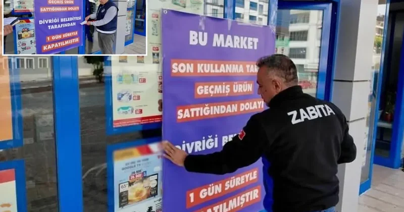Son kullanma tarihi geçmiş ürün satan zincir market kapatıldı