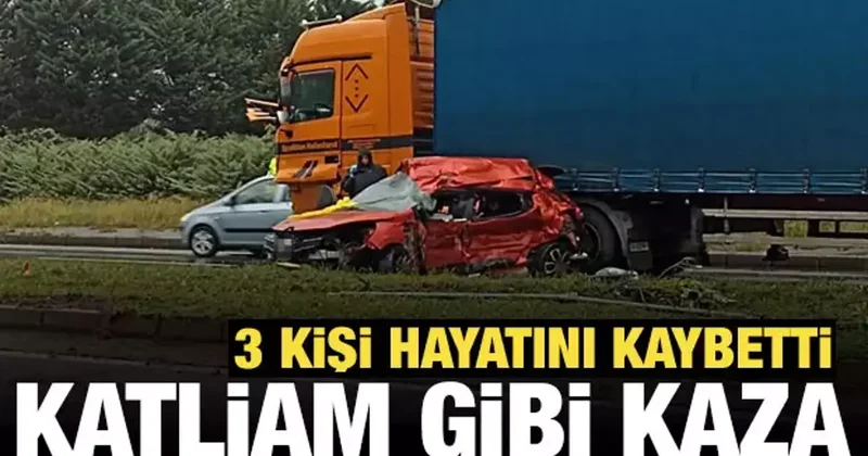 Rize de katliam gibi kaza: Ölüler var!