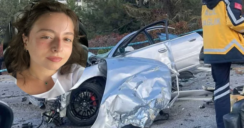 Üniversite öğrencisi Gamze ikiye ayrılan otomobilde can verdi