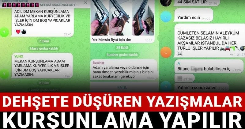 Türkiye nin kanlı e ticareti! Dehşete düşüren yazışmalar: Kurşunlama yapılır, acil tetikçi aranıyor...