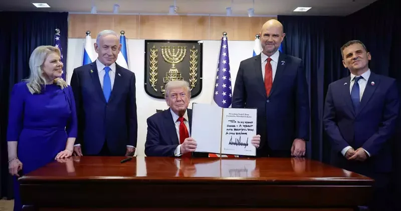 ABD Başkanı Trump, İsrail Meclisi nde