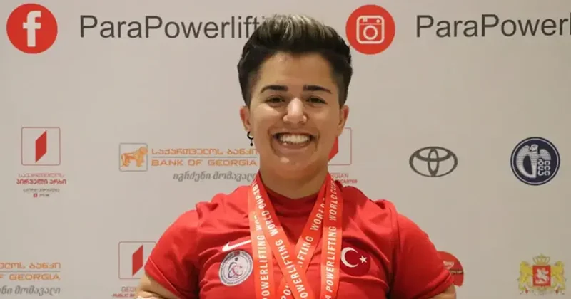 Milli halterci Besra Duman dünya ikincisi! Spor Haberleri