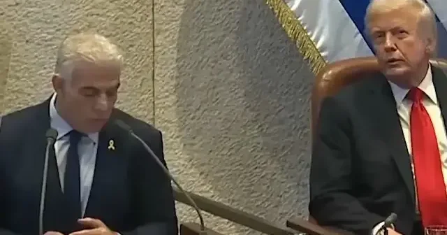 İsrailli muhalefet lideri Yair Lapid meclis konuşmasında utanmadan soykırımı yalanladı: Tüm milletvekilleri alkışladı VİDEO İZLE