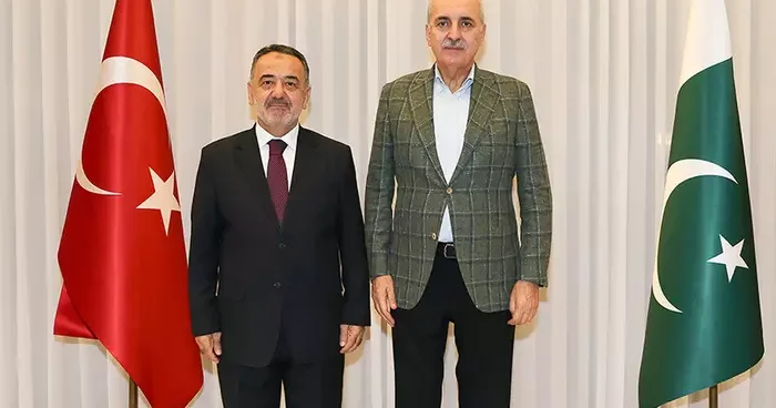 TBMM Başkanı Kurtulmuş tan Pakistan daki büyükelçiliğe ziyaret