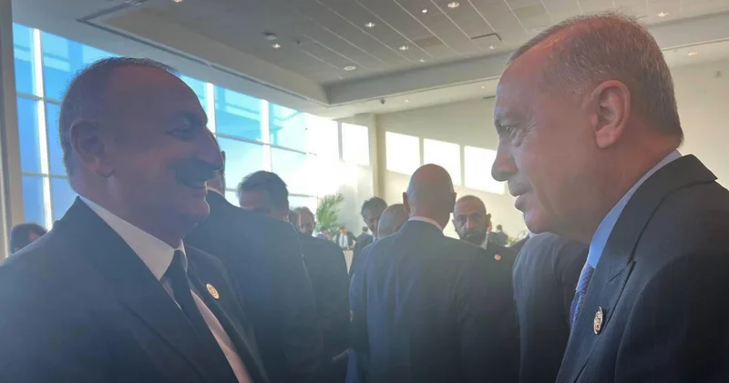 Cumhurbaşkanı Erdoğan ile Aliyev kritik zirve öncesi bir araya geldi