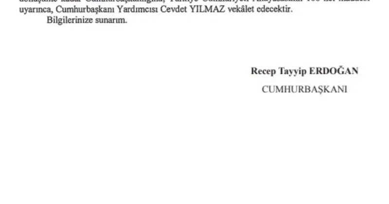 Erdoğan Mısır a Gidiyor, Yılmaz Vekil