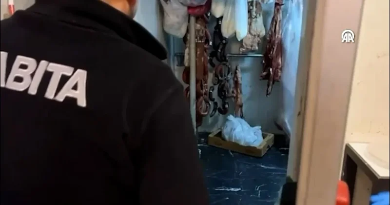 Kasapta korkunç manzara! Zabıta ekipleri görünce şoke oldu Sözcü Gazetesi