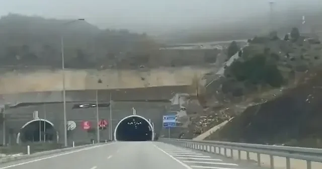 4 dakikada iklim değişti: Demirkapı Tüneli’nin bir ucu yaz bir ucu kış VİDEO İZLE