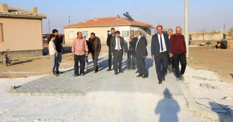 Başkan Kılca parke ve bordür çalışmalarını yerinde inceledi Konya Haberleri