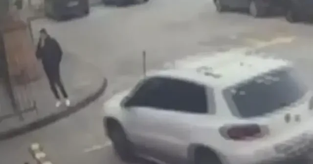 Bahçelievler de feci kaza: 9 araca çarpıp uçtu VİDEO İZLE