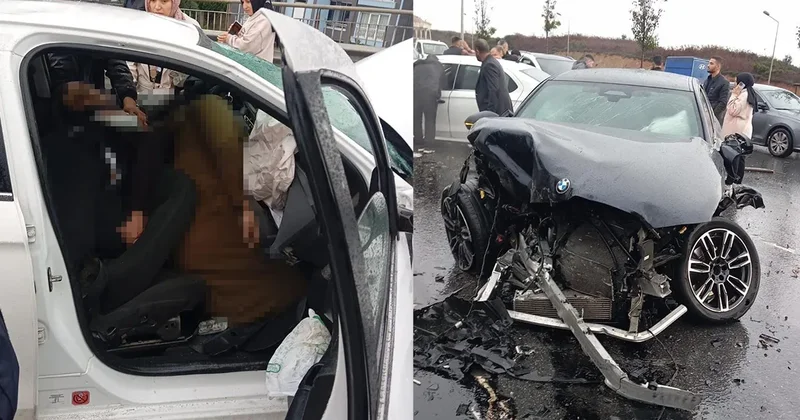 SON DAKİKA… İstanbul Başakşehir’de katliam gibi kaza! Kontrolde çıkan araç karşı şeride uçtu: Anne ile oğlu hayatını kaybetti!