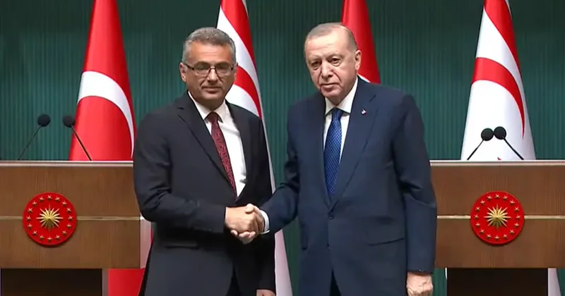 Cumhurbaşkanı Erdoğan: Kıbrıs ta gerçekçi çözüm iki devletli çözümdür