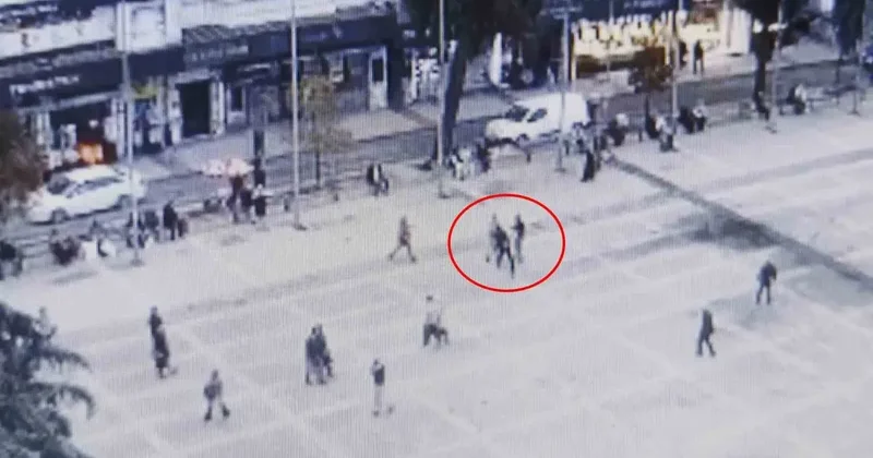 Meydanda uçan tekmeli kavga