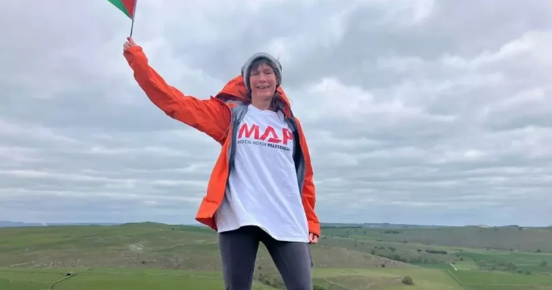 Filistin İçin Yürüyen Aktivist Ruth Herbert