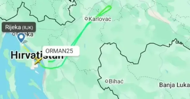 Hırvatistan da düşen uçağın radar görüntüsü ortaya çıktı VİDEO İZLE