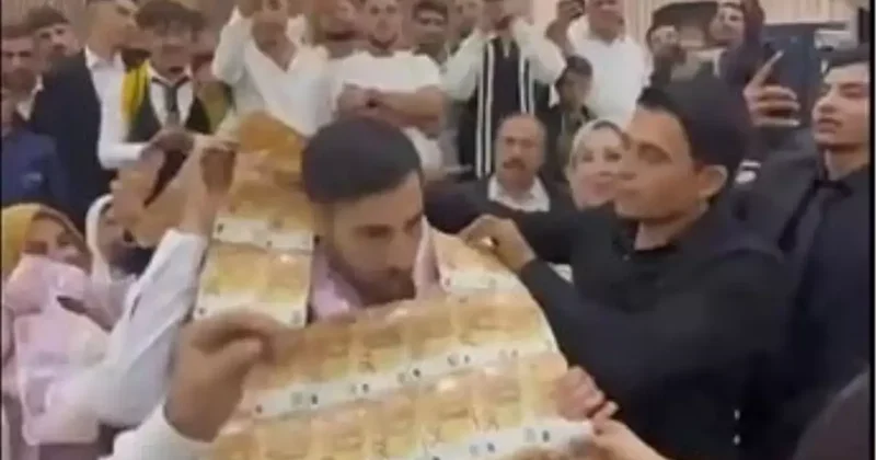 Aşiret Düğününde Banknotlu Gelenek