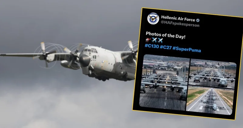 Yunan Hava Kuvvetleri nden alçak paylaşım!