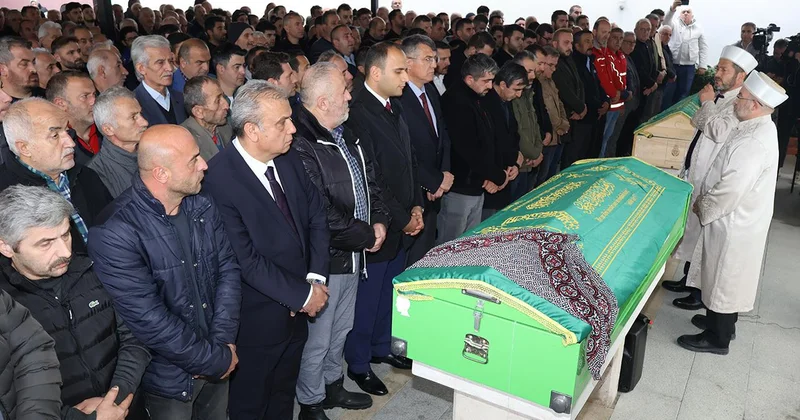 Cansız bedenleri 9. günde bulunan anne oğul toprağa verildi