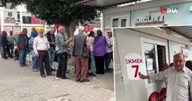 İlçede ekmek 7 liradan satılıyor! Duyan koştu: Yarım saatte bitiyor Buradan ucuza alıyorum