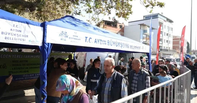 Aydın Büyükşehir kışlık fideleri Germencikliler ile buluşturdu Aydın Haberleri