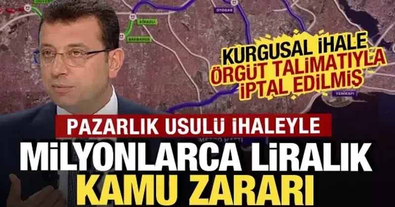 Pazarlık usulüyle metro ihalesi: 697 milyon liralık kamu zararı iddiası