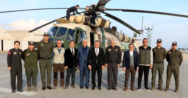 Aydın Jandarma Helikopter Filo Komutanlığı ekibine teşekkür belgesi Aydın Haberleri