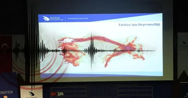 En aktif fay hatlarının üzerinde dedi ve o ilimizi işaret etti